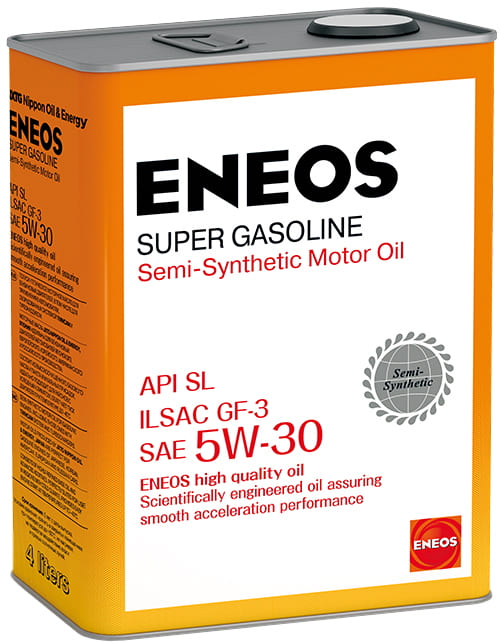 Масло моторное ENEOS Super Gasoline SL 5W-30 4л OIL1361