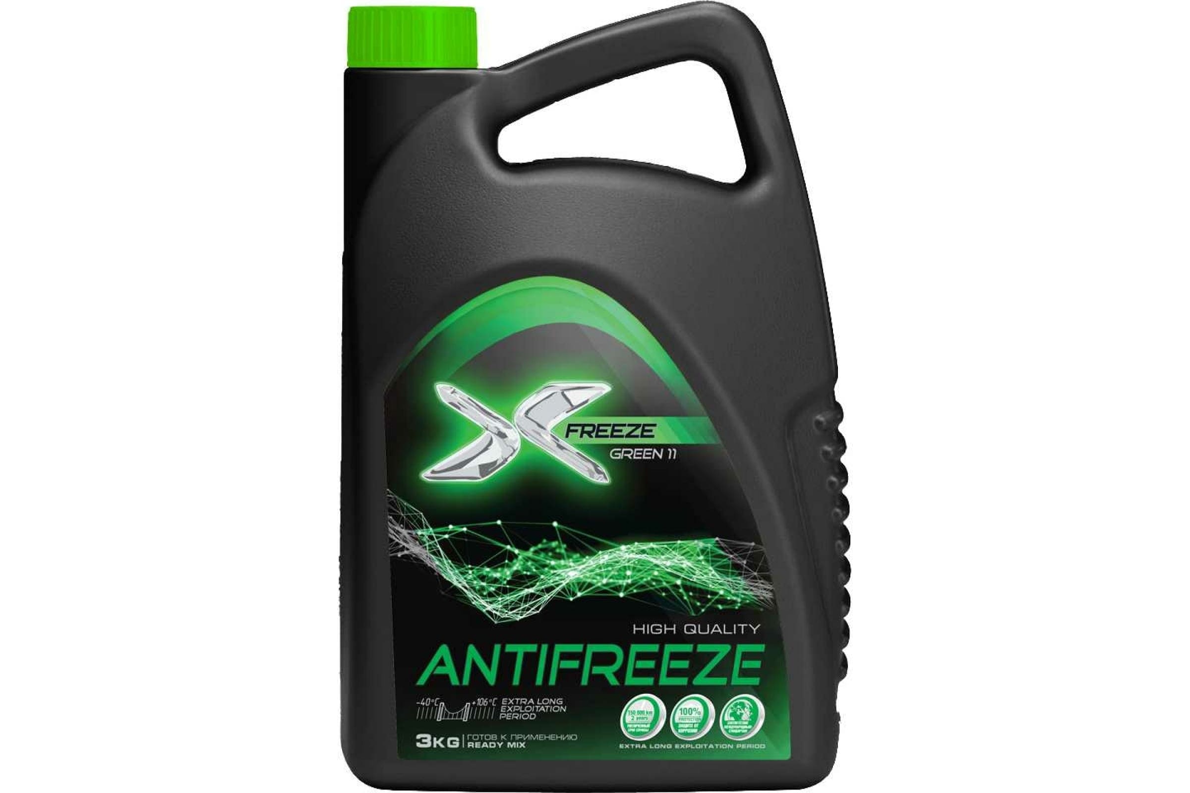 Антифриз X-Freeze GREEN 3 кг