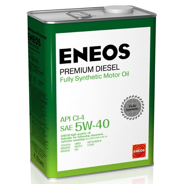 Масло моторное ENEOS Premium Diesel CI-4 5W-40 4л 8809478943077