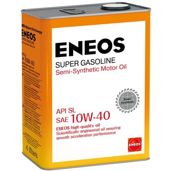 Масло моторное ENEOS Super Gasoline SL 10W-40 4л OIL1357